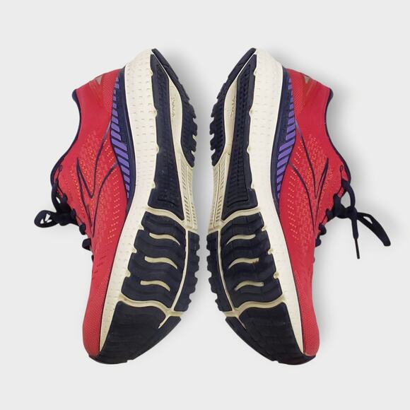 Brooks Glycerin GTS 19 Womens Sz 10 Medium Mesh Pink Blue Athletic Running Shoes - Picture 8 of 15